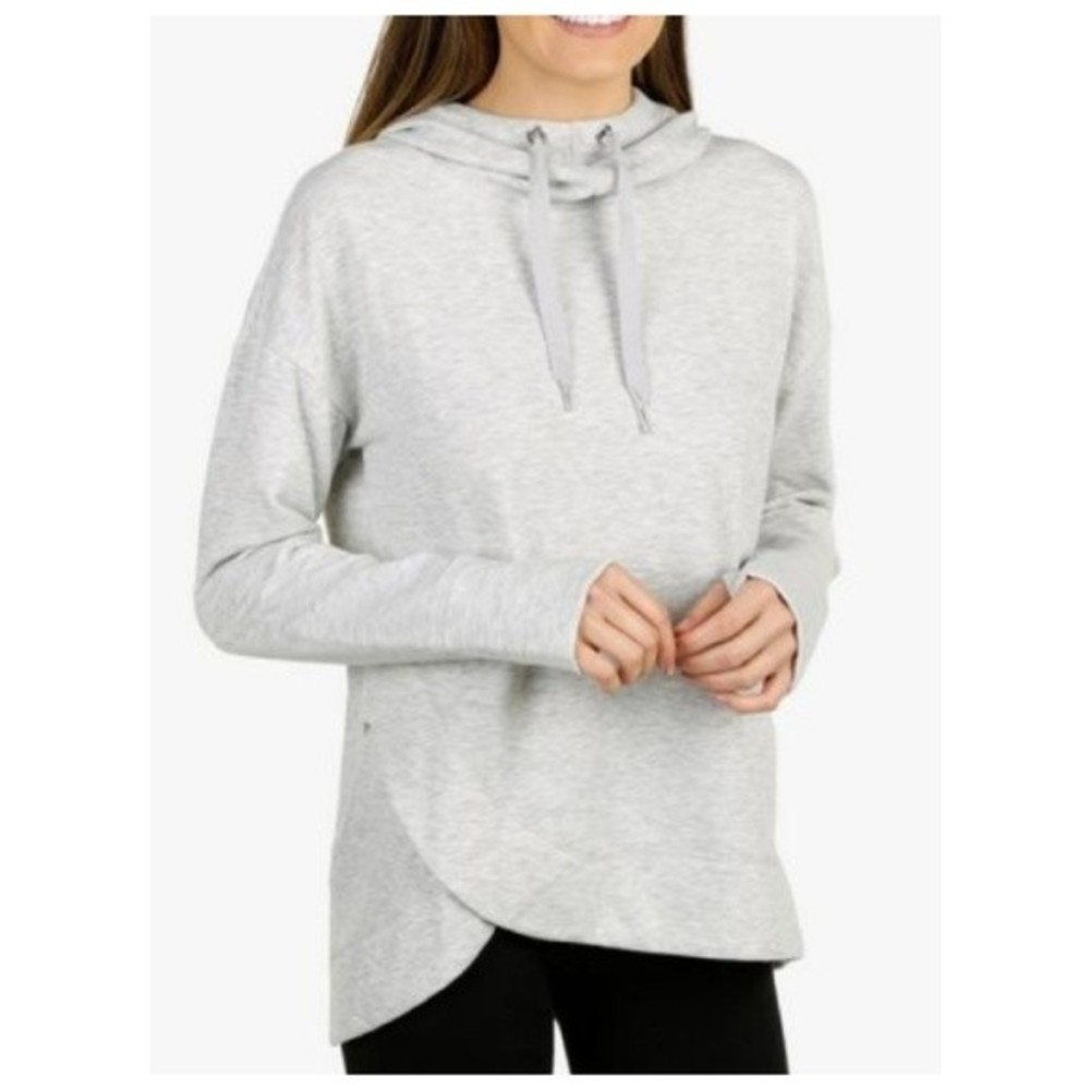 Yogalicious Light‎ Gray Hoodie Top